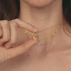 Fingerprint Coin Necklace
