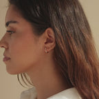 Halo Opal Hoops