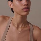 Moonstone Pendant Necklace in 18K Gold