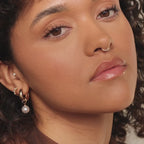 Boucles d'oreilles pendantes à perles audacieuses