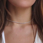 Dainty Diamond Necklace Set