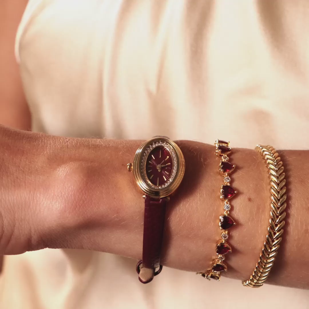 Merlot Strap Timepiece