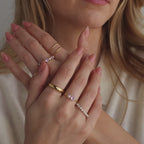 Sapphire & Pearl Lace Ring