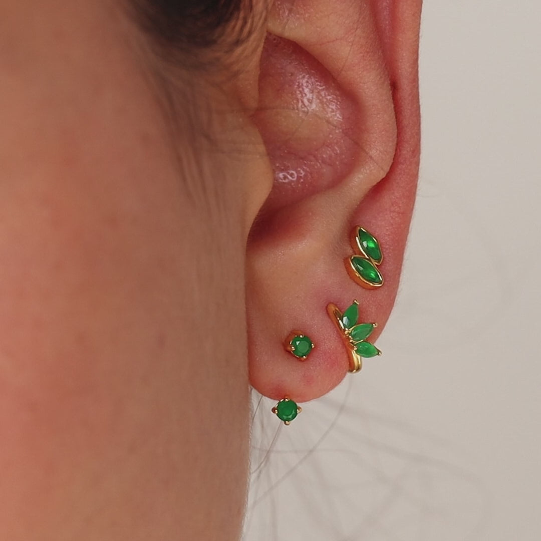 Jade Earrings Set