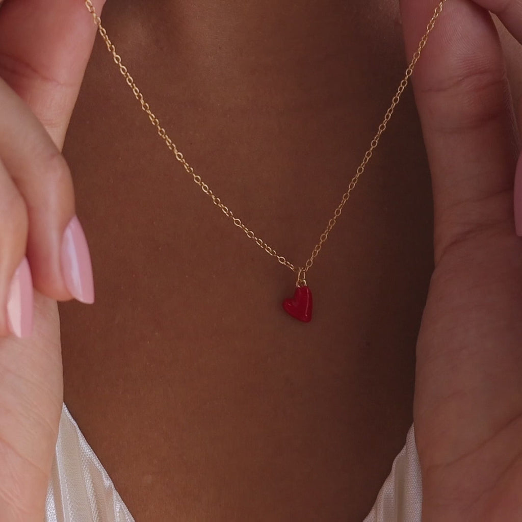 Collar Corazoncito Rojo