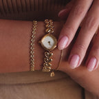 Heart Link Timepiece in Silver