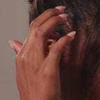 Diamond Veil Ear Cuffs in Silver