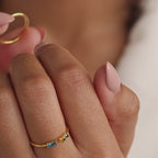 Engraved Tiny Name Ring