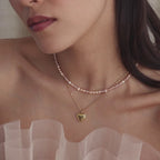Blush Pearl Beaded Necklace