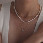 Pearl Diamond Necklace