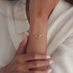 Bracelet pendentif pavé