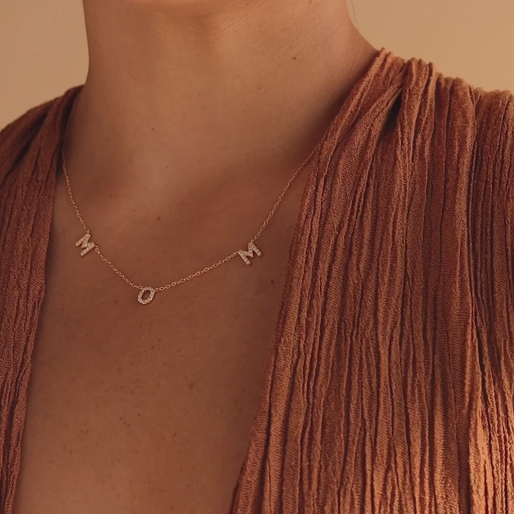 Collar Pave Mamá 