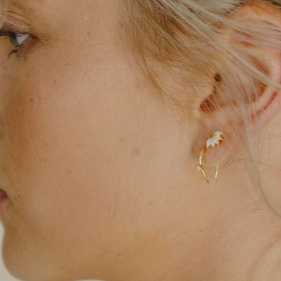 Rylee Diamond Wire Earrings