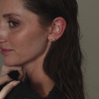 Medium Diamond Bezel Flatback Studs