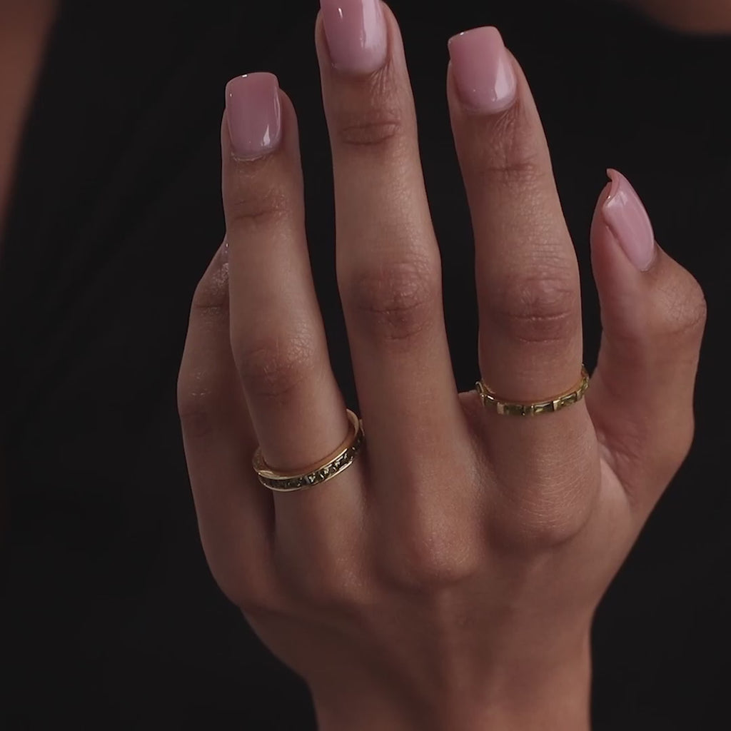 Peridot Rings Set