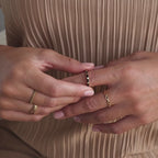 Half Eternity Birthstone Ring