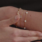 Pave Paperclip Chain Bracelet