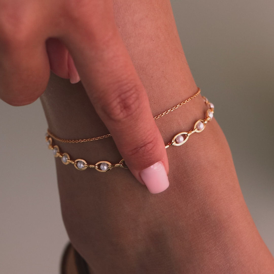 Eternity Pearl Anklet