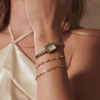 Divine Rectangular Link Timepiece