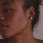 Dot Ear Jackets in Silver