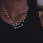 Collar con nombre suave