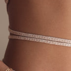 Pulsera de cadena con eslabones pavé