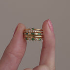 Mini Toi et Moi Birthstone Ring