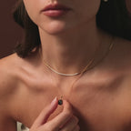 Midnight Pearl Necklace in Silver