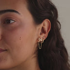 Bow Chain Studs