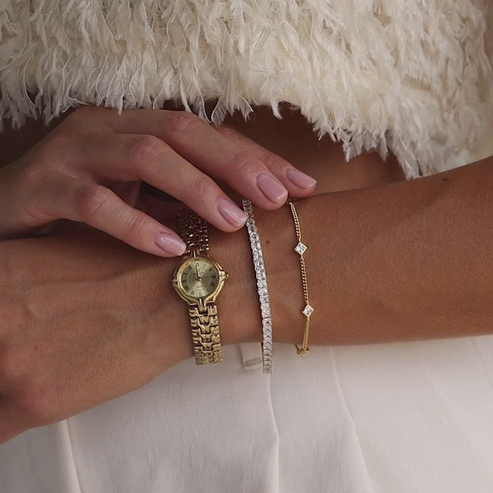 Princess Diamond Tennis Bracelet