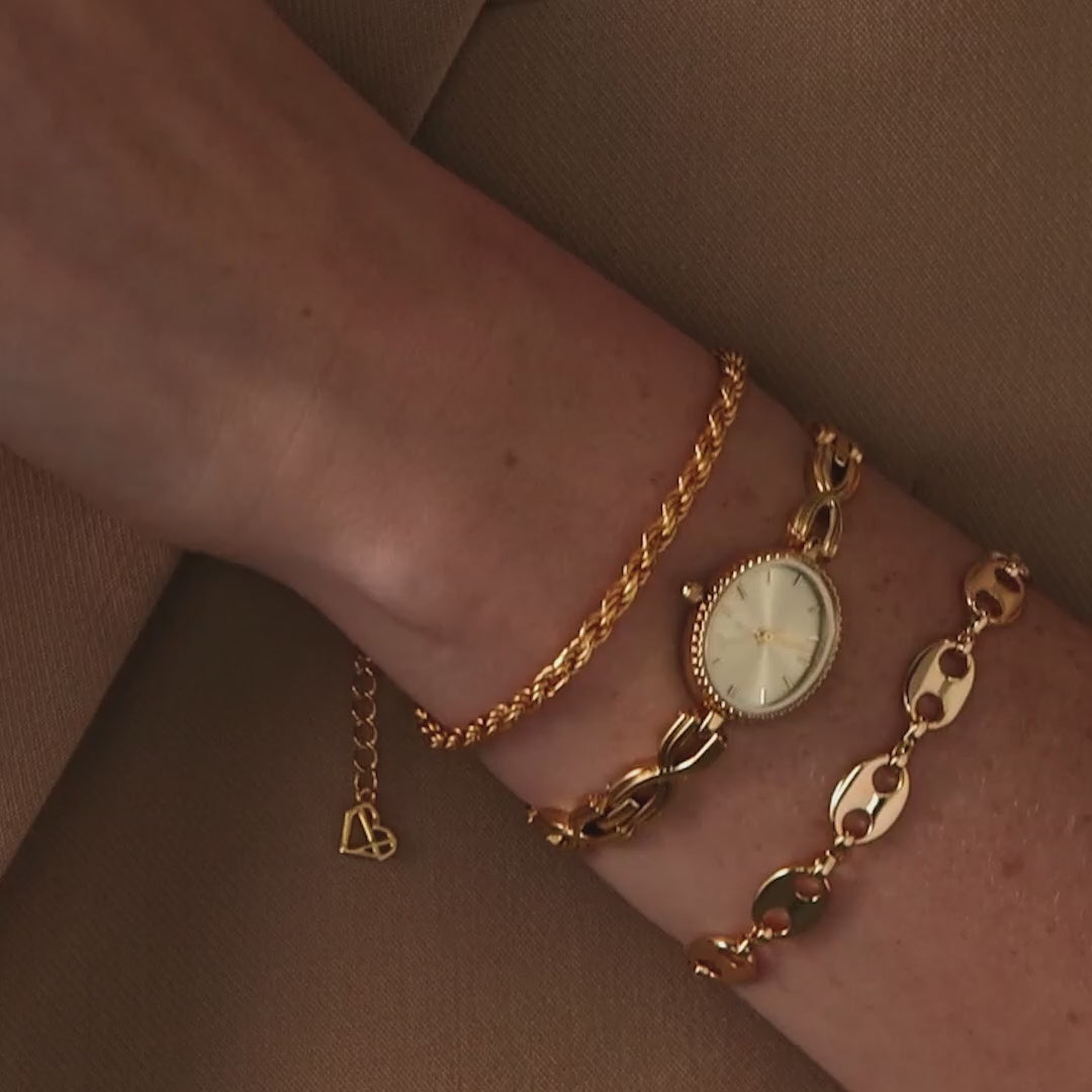 Oval Infinity Link Timepiece