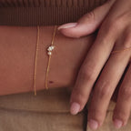 Marquise Topaz & Pearl Bracelet