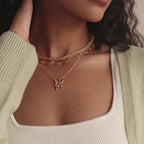 Heart Carabiner Set in 18K Gold