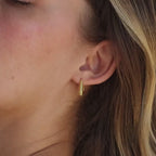 Bold Ribbed Hoops