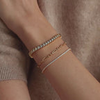 S-Link Diamond Tennis Bracelet in Silver