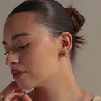Opal Cactus Studs