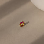Infinity Pink Ruby Charm