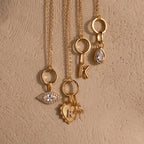 Large Rolo Clasp Necklace
