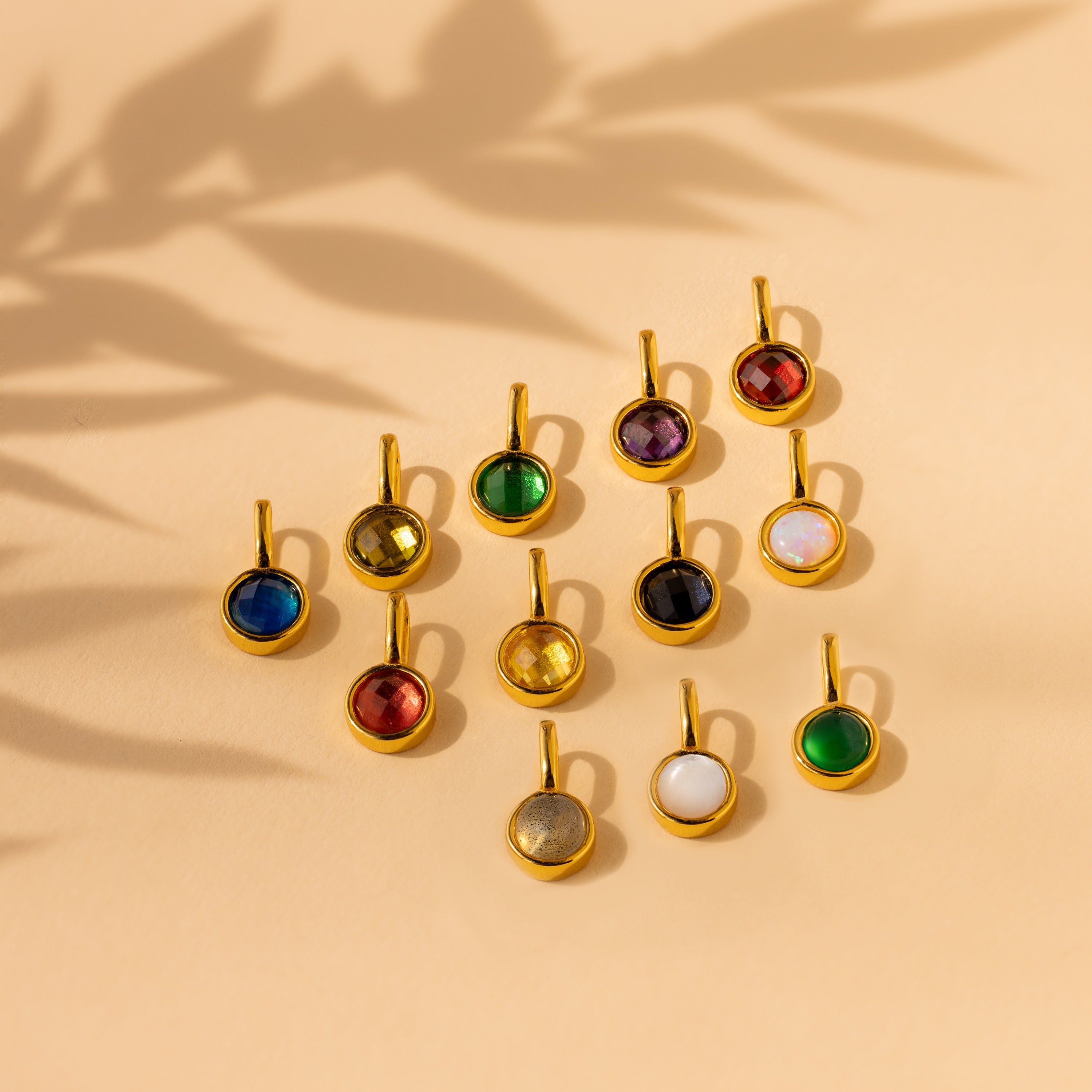 Signet Birthstone Charm