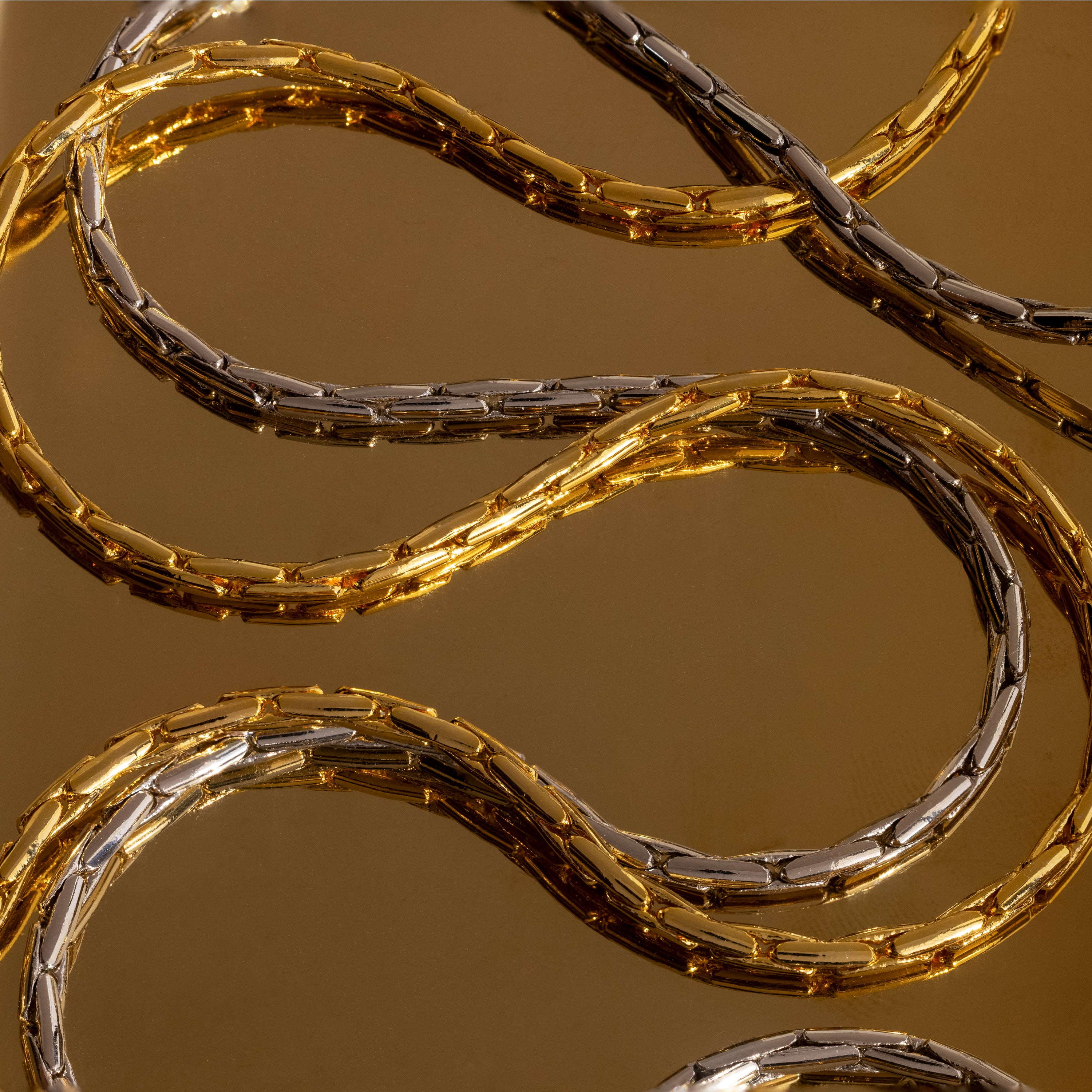 Bold Link Chain Necklace in 18K Gold