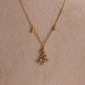 Holiday Diamond Tree Necklace in 18K Gold
