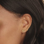Boucles d'oreilles prénom Hallie