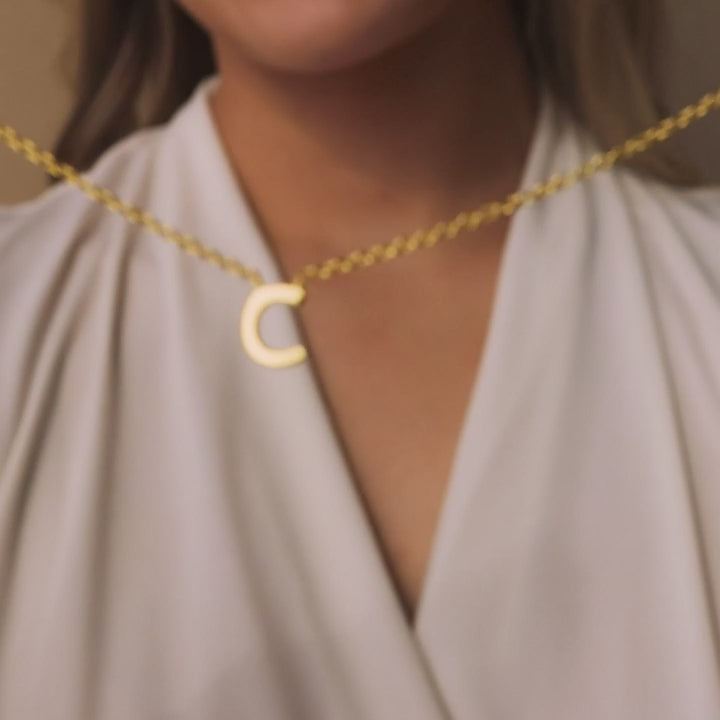 Dainty Initial Necklace