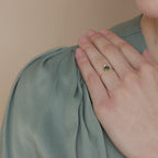Duo Vintage Birthstone Ring