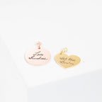 Handwriting Bouquet Charm