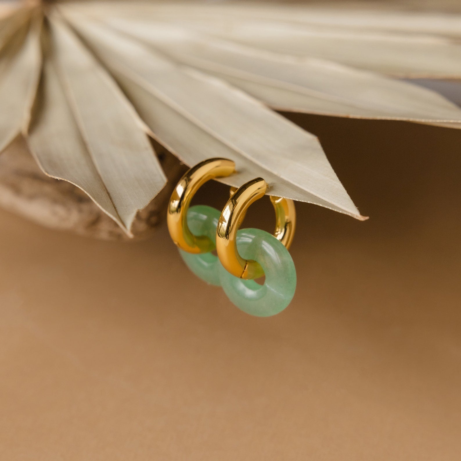 Clara Jade Duo Hoops-Earrings-Caitlyn Minimalist
